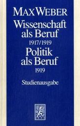 Wissenschaft als Beruf (1917/1919). Politik als Beruf (1919)
