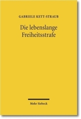 Die lebenslange Freiheitsstrafe