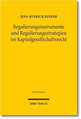 Regulierungsinstrumente und Regulierungsstrategien im Kapitalgesellschaftsrecht