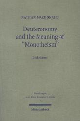 Deuteronomy and the Meaning of 'Monotheism'