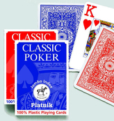 Poker - 100% PLASTIC Velký index