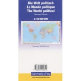 Kümmerly & Frey Poster Die Welt, politisch, 1 : 50 Mio.. Le Monde politique. The World political