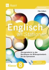 Englisch an Stationen, Klasse 8 Gymnasium, m. Audio-CD