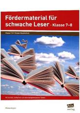 Fördermaterial für schwache Leser - Klasse 7-8