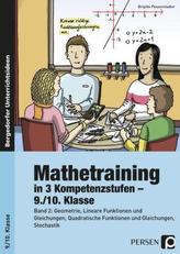 Mathetraining in 3 Kompetenzstufen - 9./10. Bd.2
