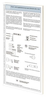 Form- und Lagetolerierung nach DIN EN ISO 1101, Falttafel
