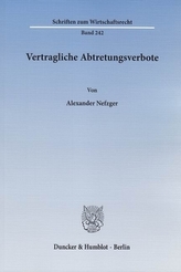 Vertragliche Abtretungsverbote