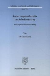 Änderungsvorbehalte im Arbeitsvertrag
