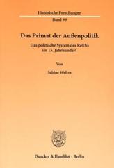 Das Primat der Außenpolitik