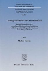 Leitungsautonomie und Fremdeinfluss