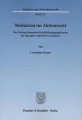 Mediation im Aktienrecht