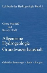 Allgemeine Hydrogeologie, Grundwasserhaushalt