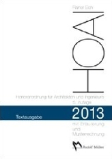 HOAI 2013 - Honorarordnung für Architekten und Ingenieure - Textausgabe