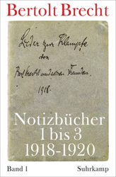 Notizbücher 1 bis 3 (1918-19209