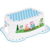 Dětské protiskluzové stupátko do koupelny Prasátko Peppa white-blue