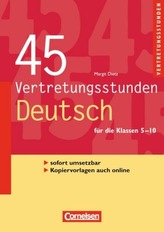 45 Vertretungsstunden Deutsch, für die Klassen 5-10