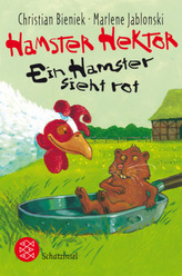 Ein Hamster sieht rot