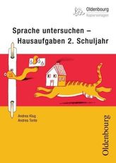 Sprache untersuchen - Hausaufgaben 2. Schuljahr