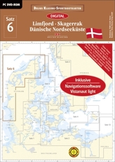 Delius Klasing-Sportbootkarten Limfjord - Skagerrak - Dänische Nordseeküste, DVD-ROM, Ausgabe 2016