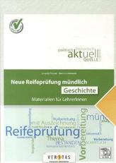 Neue Reifeprüfung mündlich - Geschichte, m. CD-ROM