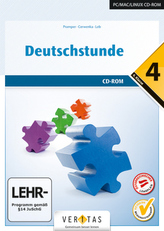 Deutschstunde, 4. Klasse NMS / HS / AHS, Übungs-CD-ROM mit Lösungen
