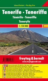 Freytag & Berndt Autokarte Teneriffa. Tenerife. Teneryfa