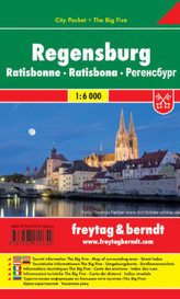 Freytag & Berndt Stadtplan Regensburg. Ratisbonne. Ratisbona