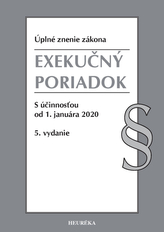 Exekučný poriadok. Úzz, s účinnosťou od 1. januára 2020, 5. vydanie