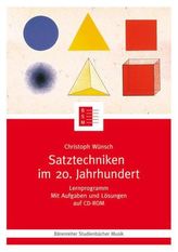 Satztechniken im 20. Jahrhundert, m. CD-ROM