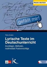 Lyrische Texte im Deutschunterricht, m. DVD-ROM
