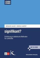 Signifikant?, m. CD-ROM