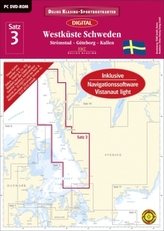 Delius Klasing-Sportbootkarten Westküste Schweden, DVD-ROM, Ausgabe 2016