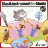 Musikinstrumenten-Memo (Kinderspiel), m. Audio-CD