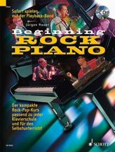 Beginning Rock Piano, m. Audio-CD