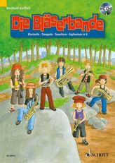 Die Bläserbande, für Klarinette / Trompete / Tenorhorn / Euphonium in B, m. Audio-CD