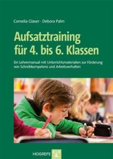 Aufsatztraining für 4. bis 6. Klassen, m. DVD-ROM