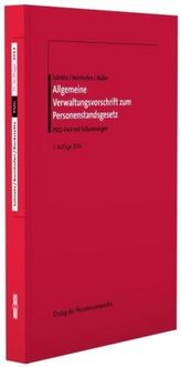 Allgemeine Verwaltungsvorschrift zum Personenstandsgesetz