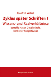 Zyklus später Schriften I. Tl.1