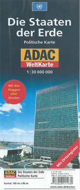 ADAC Karte Die Erde, Planokarte