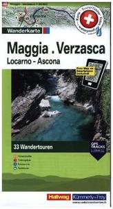 Hallwag Wanderkarte Maggia - Verzasca, Locarno - Ascona