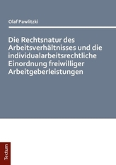 Die Rechtsnatur des Arbeitsverhältnisses und die individualarbeitsrechtliche Einordnung freiwilliger Arbeitgeberleistungen