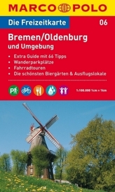 Die Freizeitkarte Bremen, Oldenburg und Umgebung