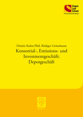 Konsortial-, Emissions- und Investmentgeschäft; Depotgeschäft