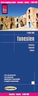 World Mapping Project Tunesien. Tunisia. Tunesie; Tunez