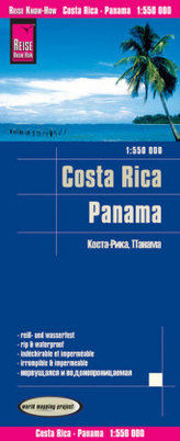 World Mapping Project Reise Know-How Landkarte Costa Rica, Panama (1:550.000)