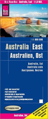 Reise Know-How Landkarte Australien, Ost  1 : 1.800.000