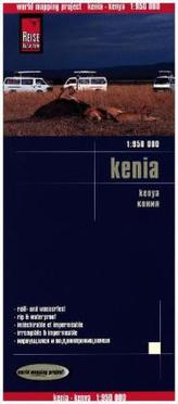 World Mapping Project Reise Know-How Landkarte Kenia (1:950.000). Kenya