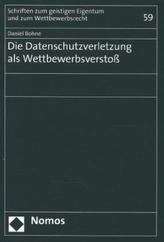 Die Datenschutzverletzung als Wettbewerbsverstoß