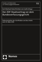 Der ZDF-Staatsvertrag vor dem Bundesverfassungsgericht