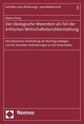 Der ökologische Warentest als Teil der kritischen Wirtschaftsberichterstattung